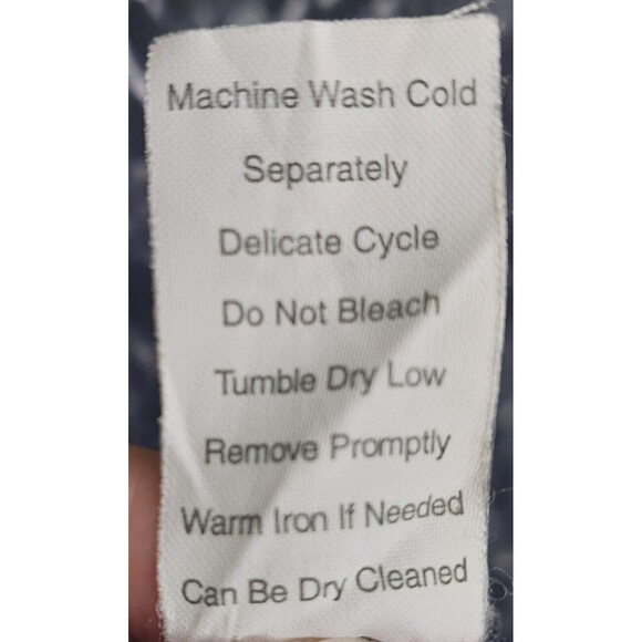 Cabi Womens Sheer Blouse Med. Black White Animal Print Button Front Long Sleeve - Picture 8 of 9